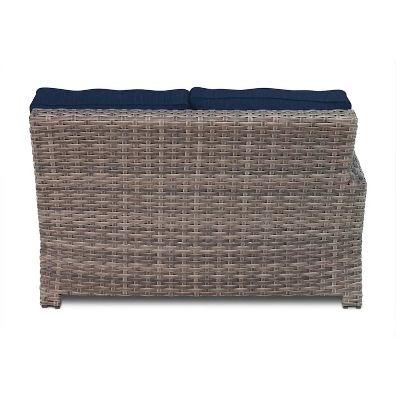 Woodridge Right Arm Loveseat Section Piece Spectrum Indigo - The Great Escape
