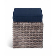Woodridge Cube Ottoman Spectrum Indigo - The Great Escape