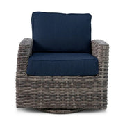 Woodridge Swivel Glider Spectrum Indigo - The Great Escape