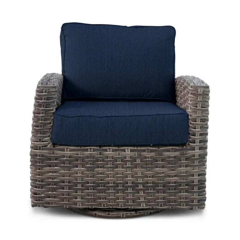 Woodridge Swivel Glider Spectrum Indigo - The Great Escape