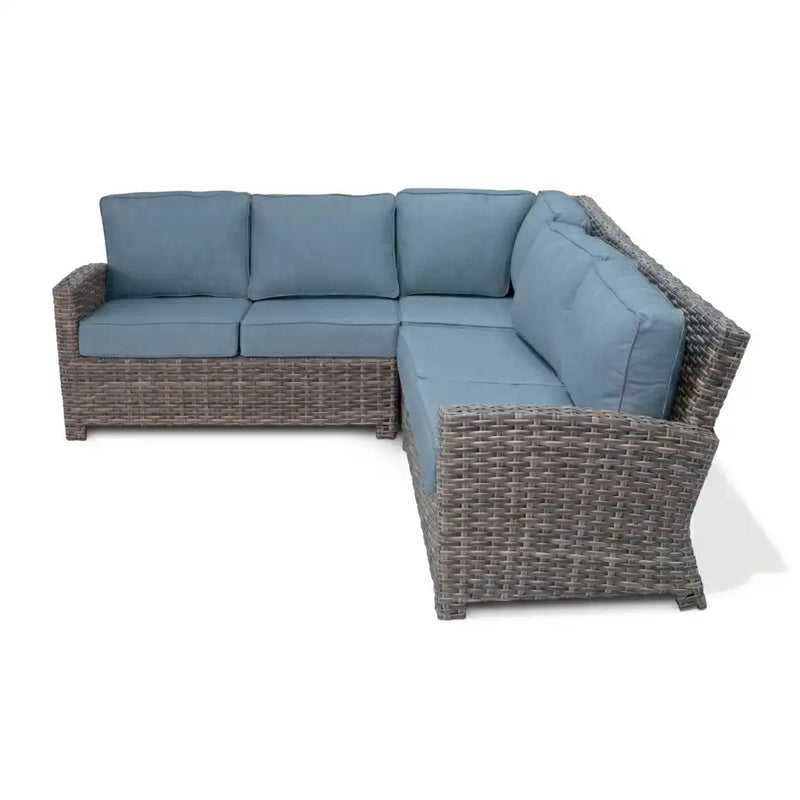 Woodridge 3 Piece Sectional Group Spectrum Denim - The Great Escape