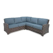 Woodridge 3 Piece Sectional Group Spectrum Denim - The Great Escape