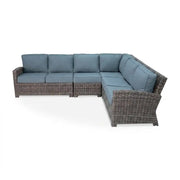 Woodridge 4 Piece Sectional Group Spectrum Denim - The Great Escape