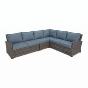 Woodridge 4 Piece Sectional Group Spectrum Denim - The Great Escape