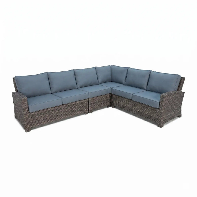 Woodridge 4 Piece Sectional Group Spectrum Denim - The Great Escape