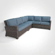 Woodridge 4 Piece Sectional Group Spectrum Denim - The Great Escape
