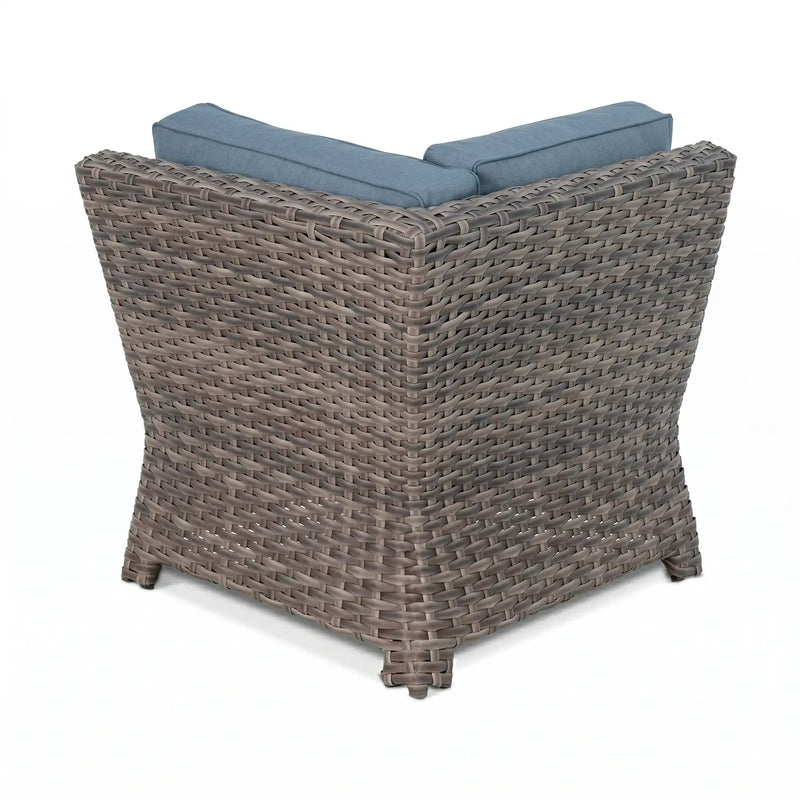Woodridge 3 Piece Sectional Group - Spectrum Denim - The Great Escape