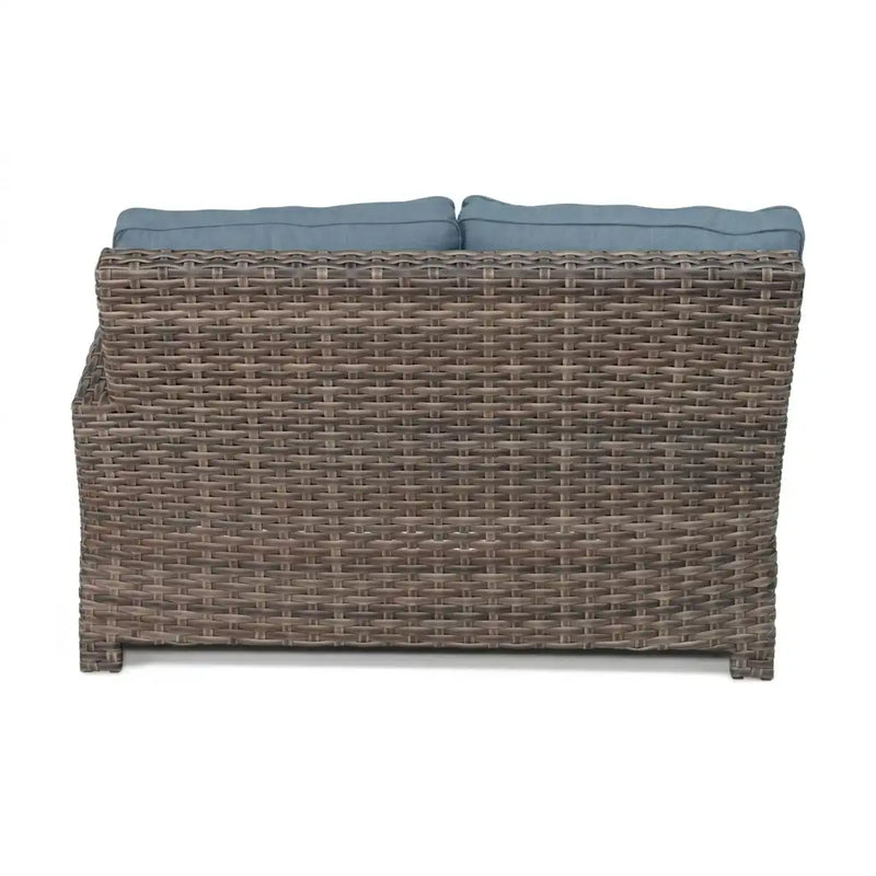 Woodridge 3 Piece Sectional Group - Spectrum Denim - The Great Escape