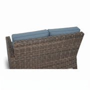 Woodridge 3 Piece Sectional Group - Spectrum Denim - The Great Escape