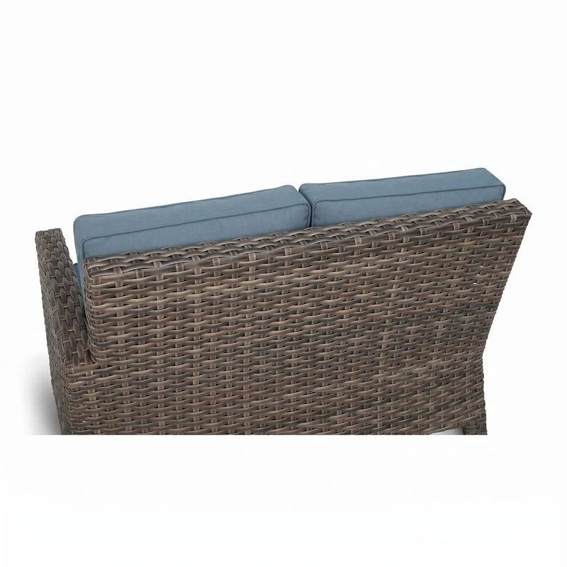 Woodridge 3 Piece Sectional Group - Spectrum Denim - The Great Escape