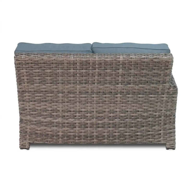 Woodridge 3 Piece Sectional Group - Spectrum Denim - The Great Escape