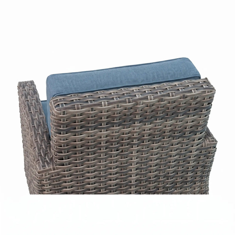 Woodridge Swivel Glider Spectrum Denim - The Great Escape