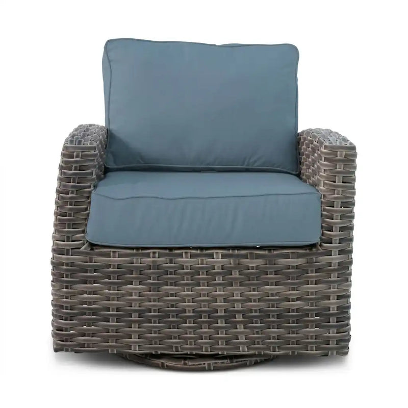 Woodridge Swivel Glider Spectrum Denim - The Great Escape