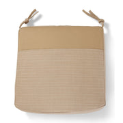 Picture of the Universal Dining Seat Pad in Dupione Sand Rain