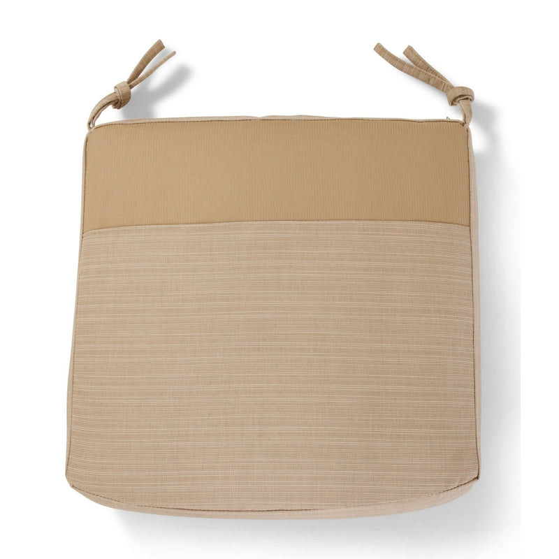 Picture of the Universal Dining Seat Pad in Dupione Sand Rain