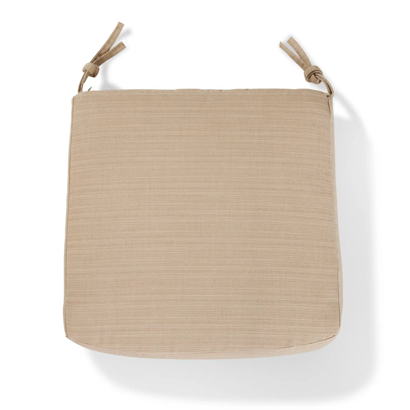 Turin Dupione Sand 3" Seat Pad - The Great Escape