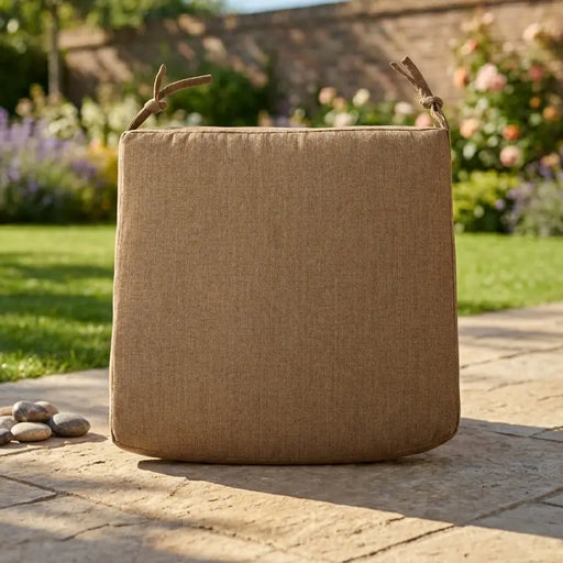 Picture of Turin Sesame Linen Seat Pad