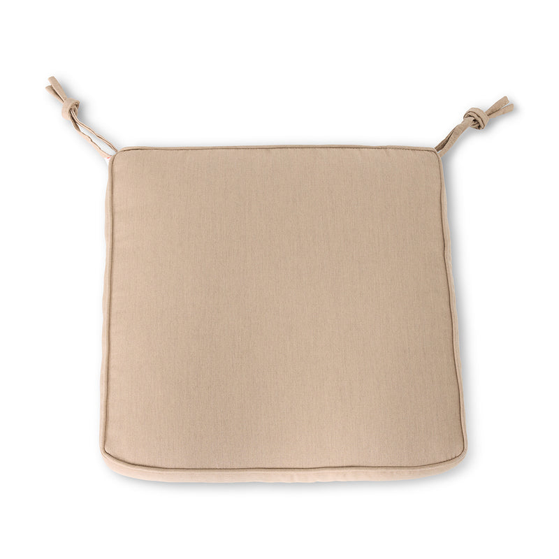 Gensun Casual Living Grand Terrace Self Welt Dining Cushion in Heather Beige - The Great Escape