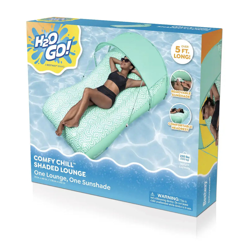 Comfy Chill Shaded Inflatable Lounge - The Great Escape