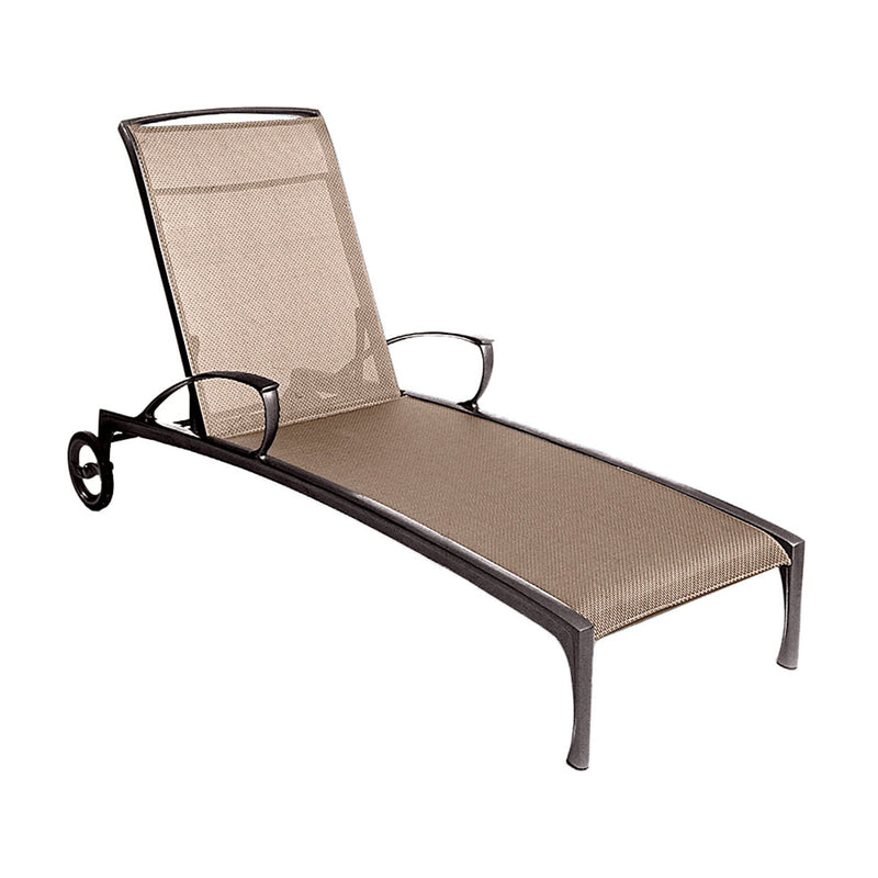 Biltmore Sling Chaise W/ Wheels - The Great Escape