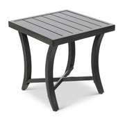 Drake Aluminum 24" Square Aluminum Slat End Table-  The Great Escape
