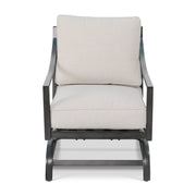 Drake Aluminum Woven Cushioned Rocker Lounge Chair - The Great Escape
