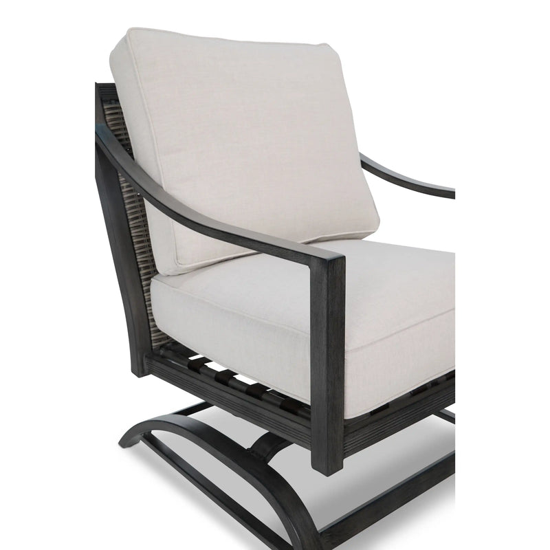 Drake Aluminum Woven Cushioned Rocker Lounge Chair - The Great Escape