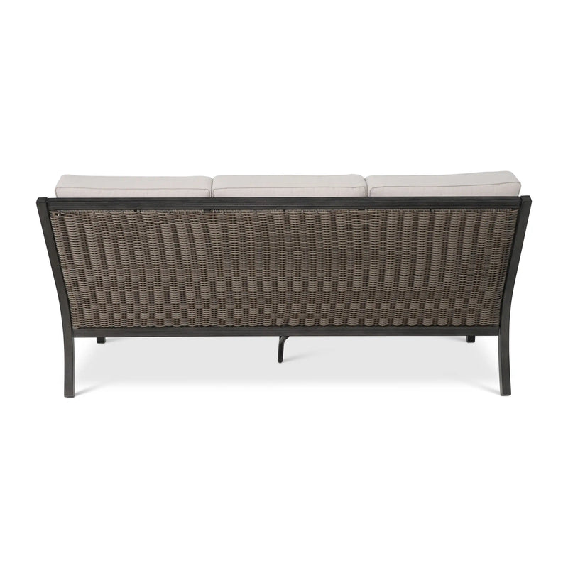 Drake Aluminum Woven Cushioned Sofa - The Great Escape