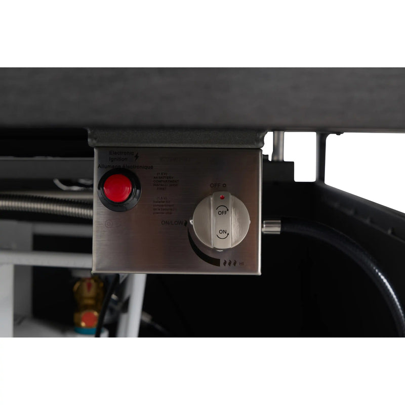 47" Hexagon Aluminum Slat Firepit - The Great Escape