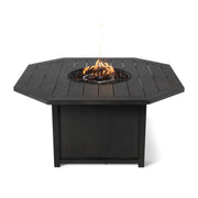 47" Hexagon Aluminum Slat Firepit - The Great Escape