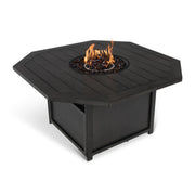 47" Hexagon Aluminum Slat Firepit - The Great Escape