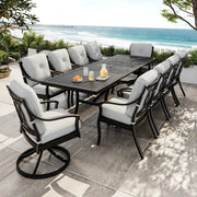 Estate 11 Piece Cushioned Dining Group - The Great Escape
