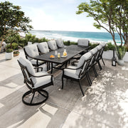 Estate 11 Piece Cushioned Dining Group - The Great Escape