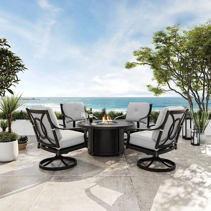 Estate 5 Piece Firepit Chat Group - The Great Escape