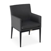 Capri Logan Graphite Cushioned Dining Chair - The Great Escape