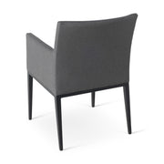 Capri Logan Graphite Cushioned Dining Chair - The Great Escape
