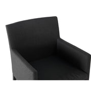 Capri Logan Graphite Cushioned Dining Chair - The Great Escape