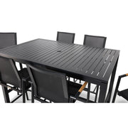 Capri Sling 7 Piece Bar Height Group - The Great Escape