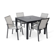 Mila 5 Piece Sling Dining Group - The Great Escape