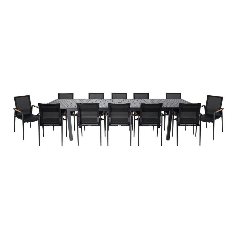 Capri 13 Piece Sling Dining Group - The Great Escape