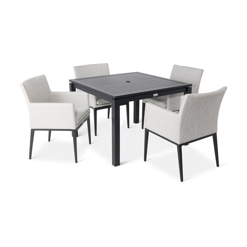 Mila 5 Piece Upholstered Dining Group - The Great Escape