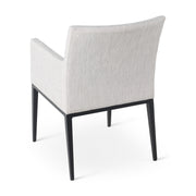 Mila Grey Upholstered Sling Cushioned Dining Chair - The Great Escape
