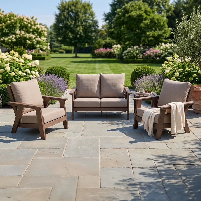Aruba 3 Piece Loveseat Group - The Great Escape