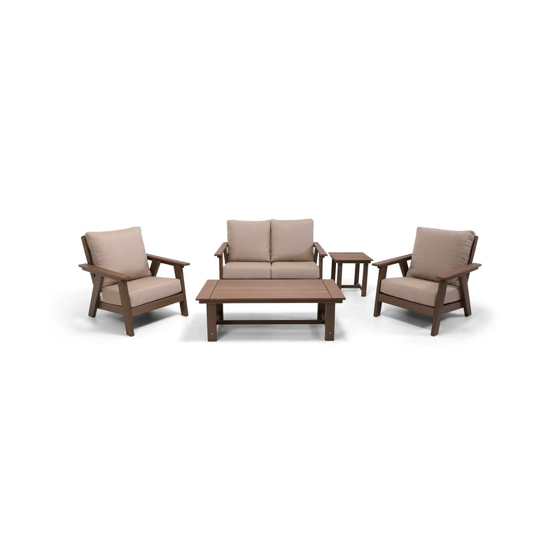 Aruba 5 Piece Loveseat Chat Group - The Great Escape