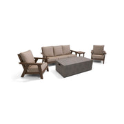 Aruba 5 Piece Sofa Firepit Chat Group - The Great Escape