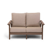 Aruba 5 Piece Loveseat Firepit Chat Group - The Great Escape