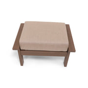 Aruba Cushioned Lumber Ottoman - The Great Escape