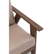 Aruba 5 Piece Sofa Firepit Chat Group - The Great Escape