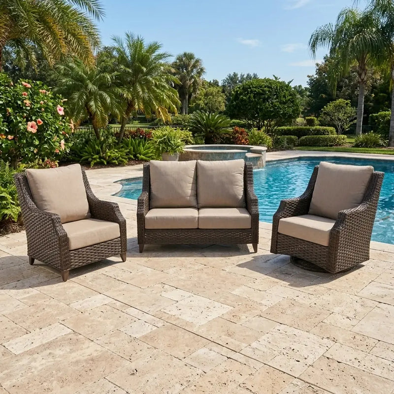 Aruba XL 3 Piece Loveseat Group - The Great Escape