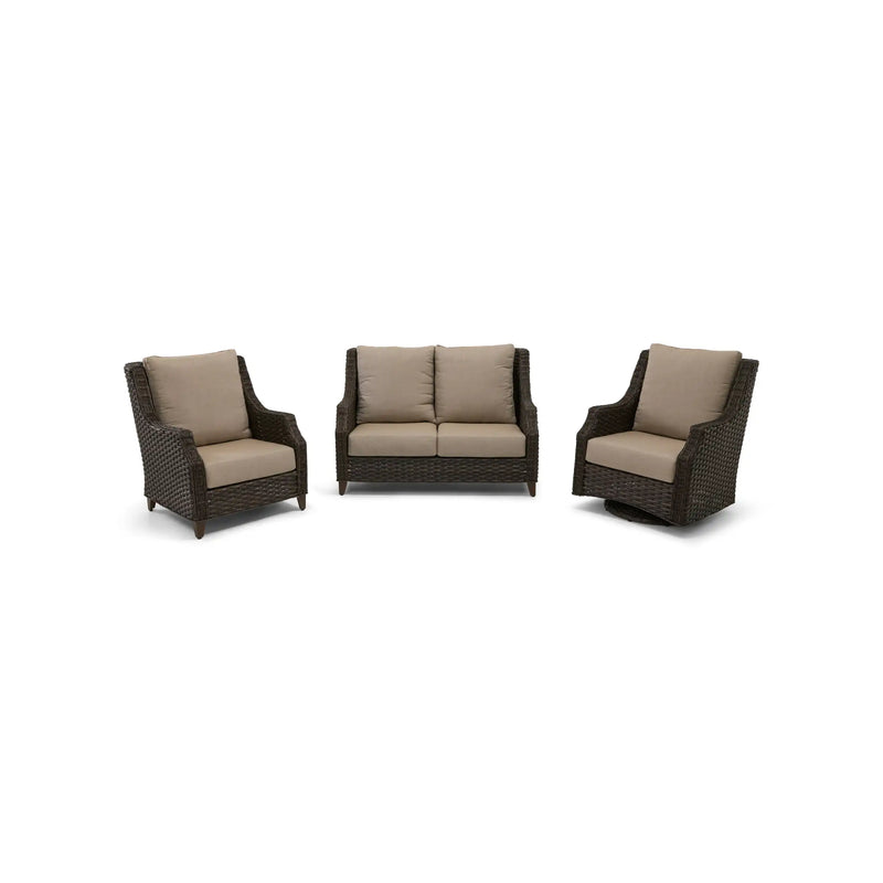 Aruba XL 3 Piece Loveseat Group - The Great Escape